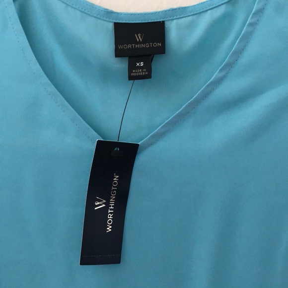 Worthington Beautiful Blouse New - Picture 3 of 6